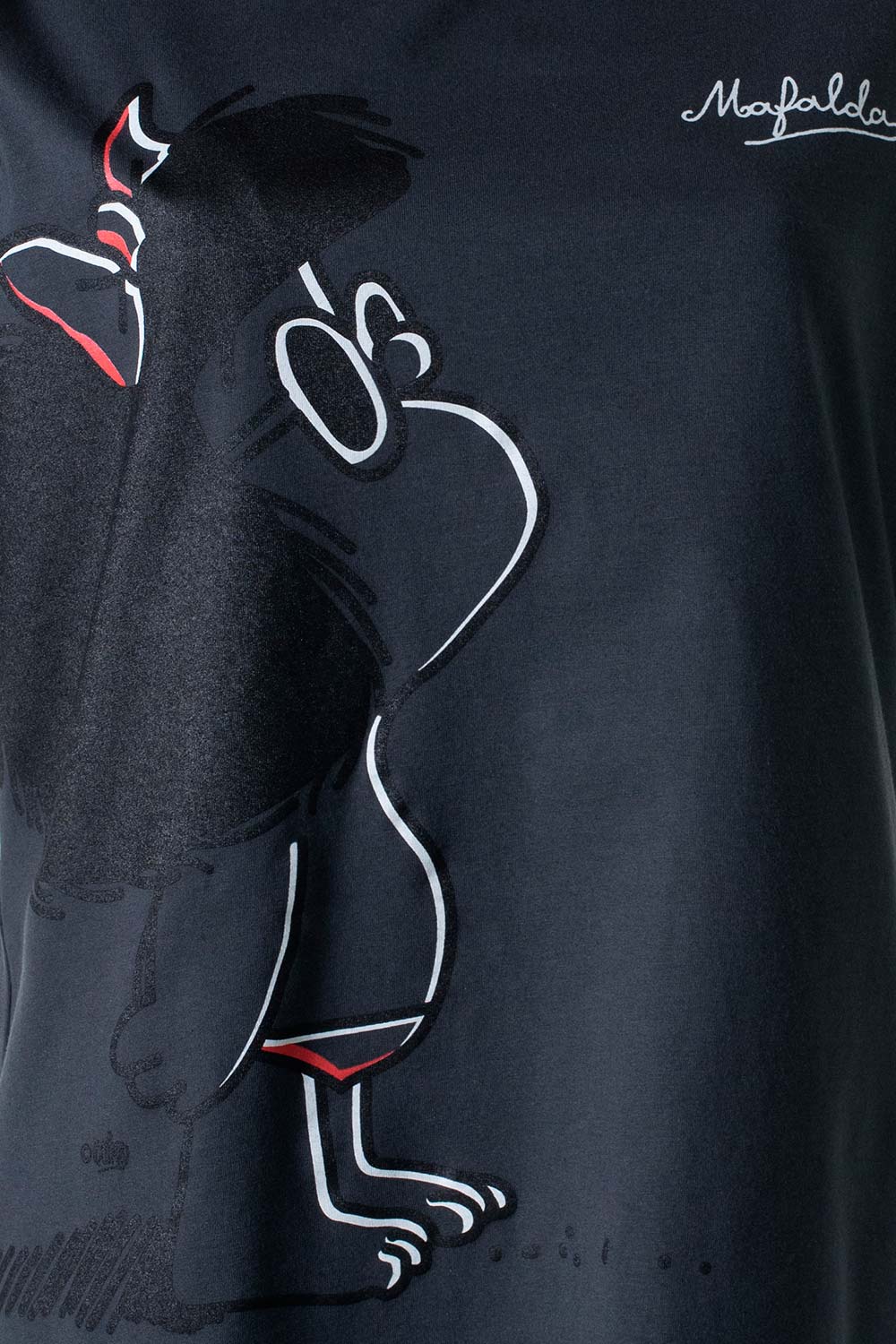 CAMISETA DE MAFALDA REGULAR FIT PARA MUJER