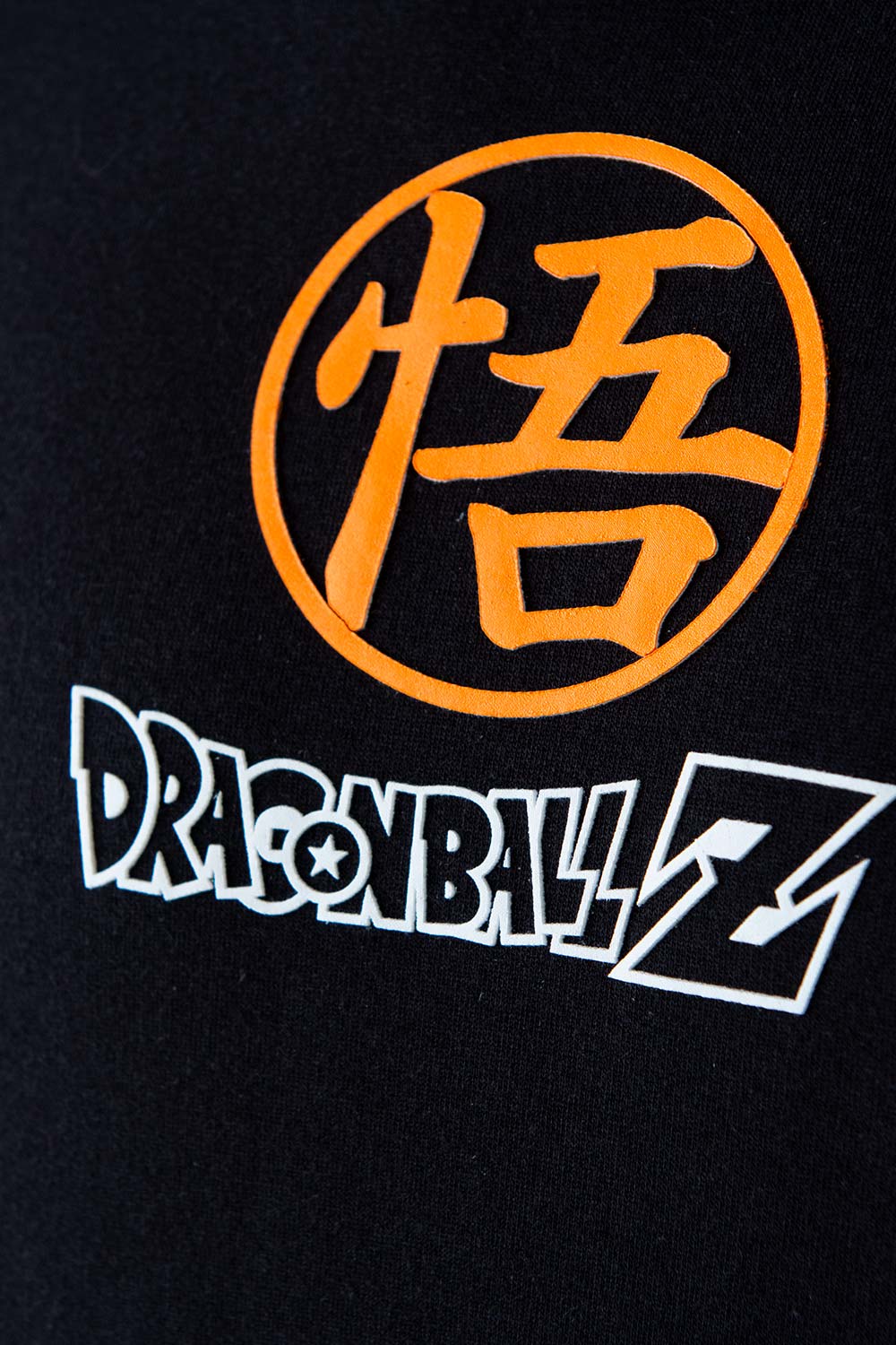 BUZO DE DRAGON BALL Z CERRADO CON CAPUCHA  NEGRO PARA HOMBRE