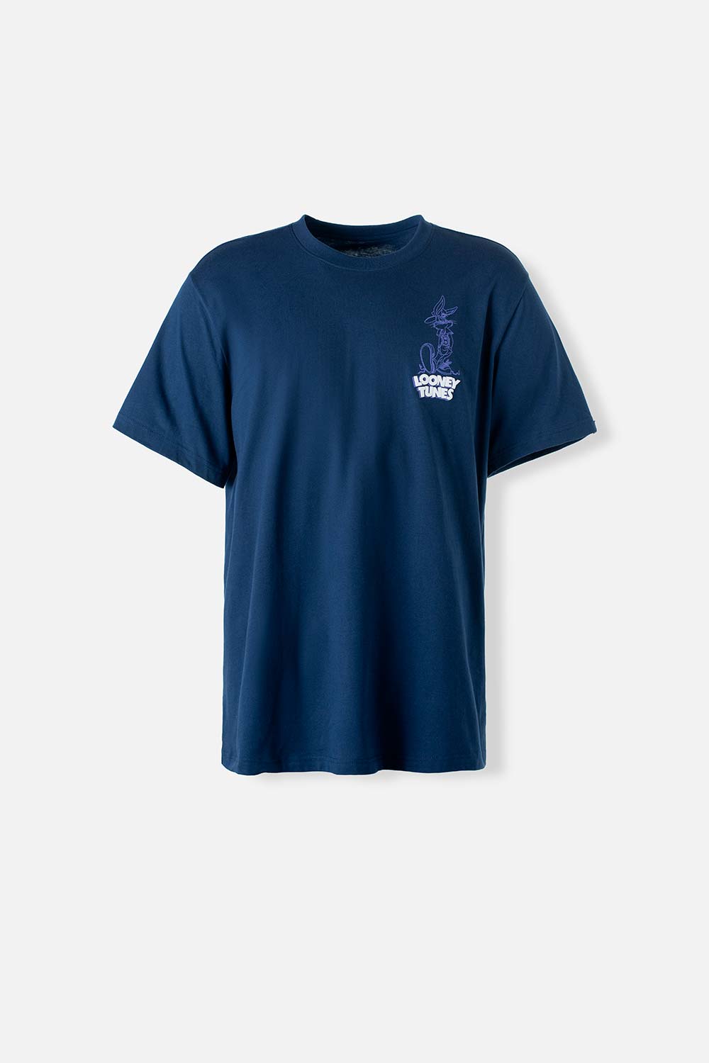 CAMISETA DE LOONEY TUNES MANGA CORTA AZUL PARA HOMBRE