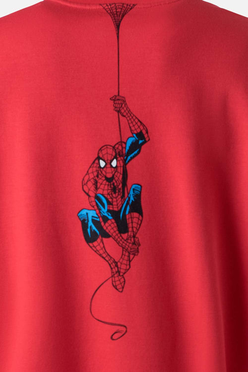 BUZO DE SPIDER-MAN CERRADO ROJO PARA HOMBRE