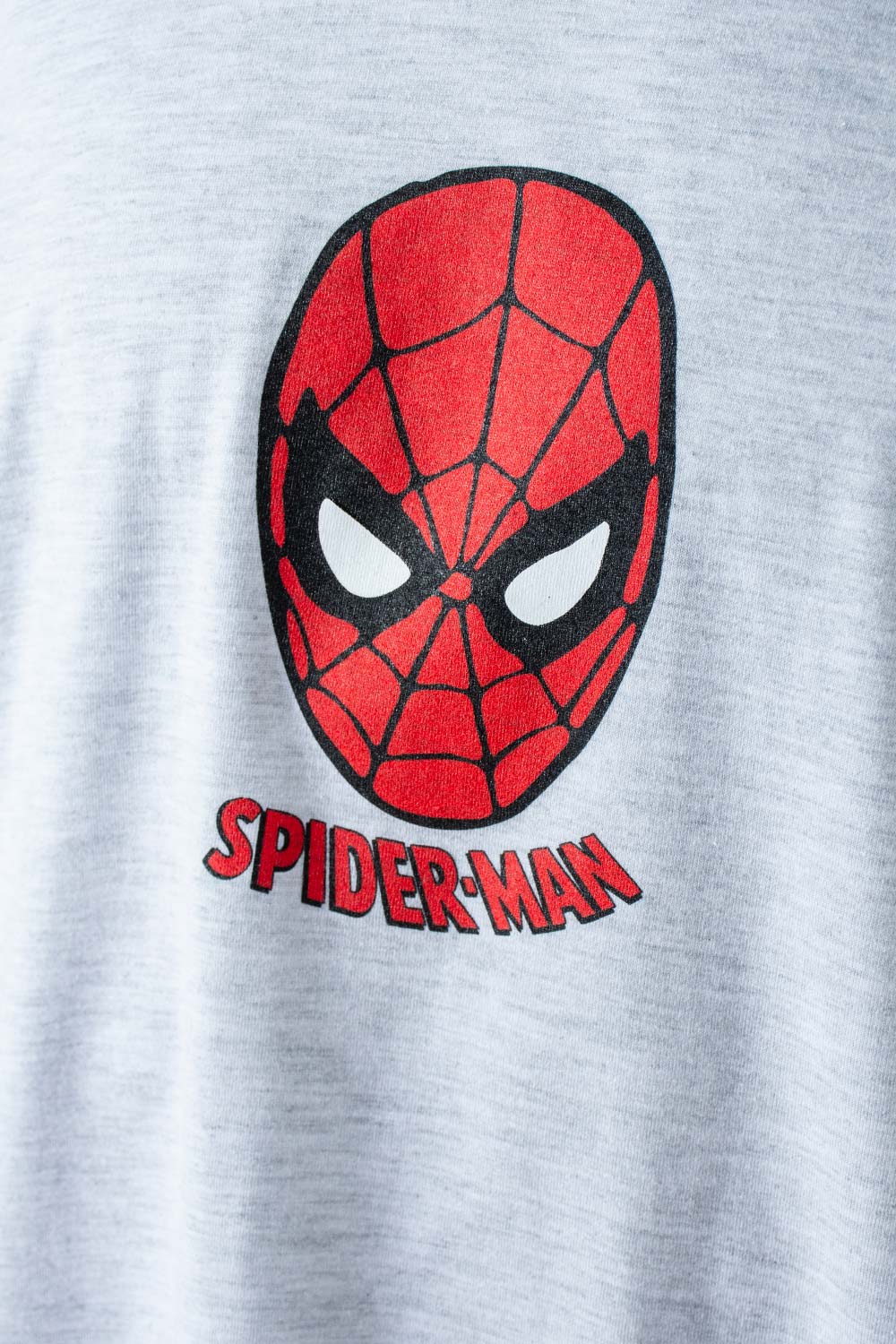 PIJAMA DE SPIDER-MAN GRIS Y AZUL DE PANTALÓN CORTO PARA HOMBRE