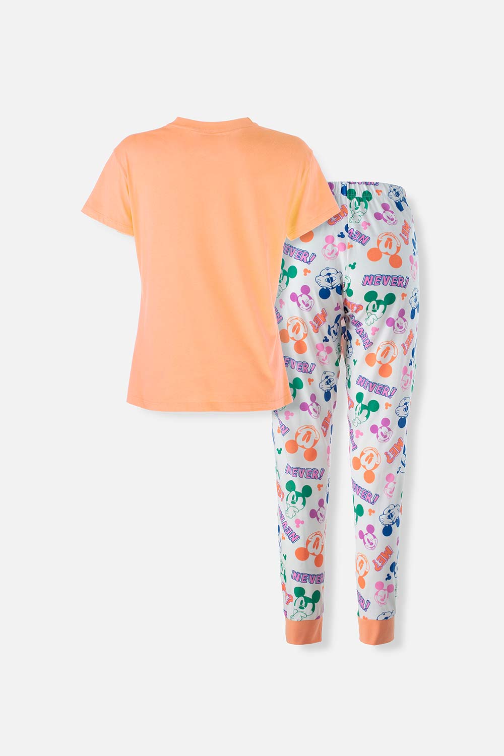 PIJAMA DE MICKEY MOUSE MANGA CORTA MULTICOLOR PARA MUJER