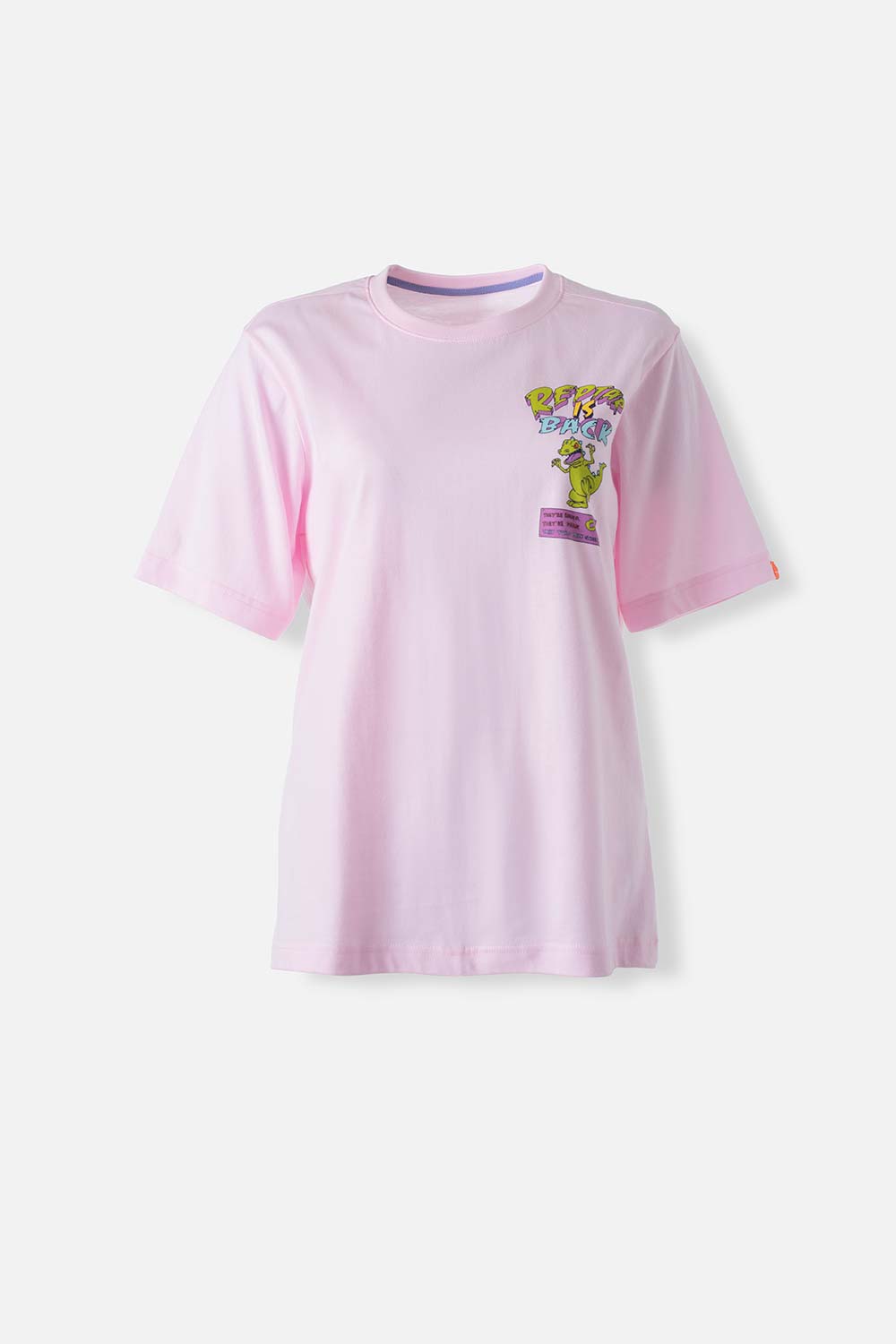 CAMISETA DE LOS RUGRATS MANGA CORTA ROSADA PARA MUJER