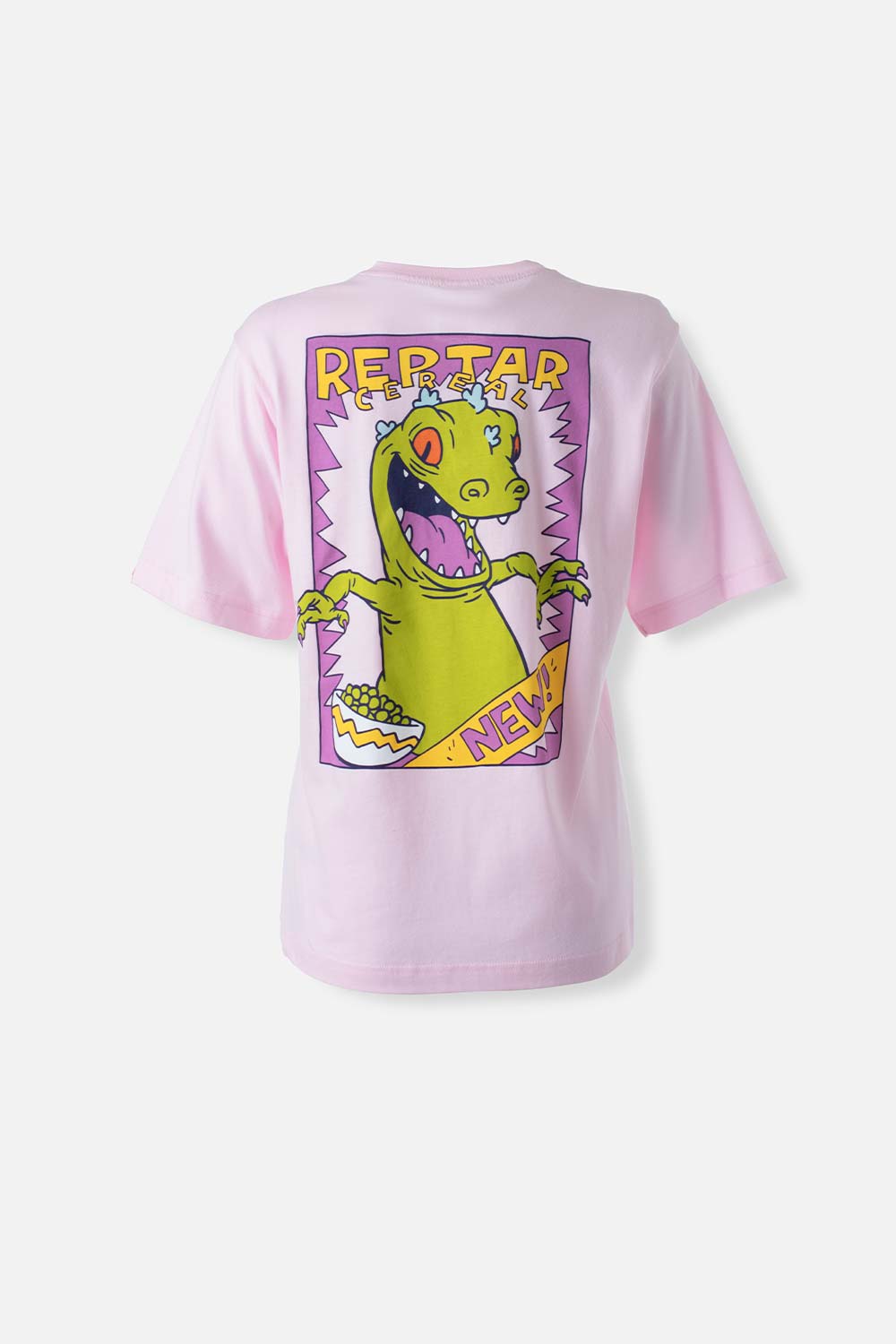CAMISETA DE LOS RUGRATS MANGA CORTA ROSADA PARA MUJER