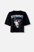 CAMISETA DE KUROMI BOXY FIT PARA MUJER