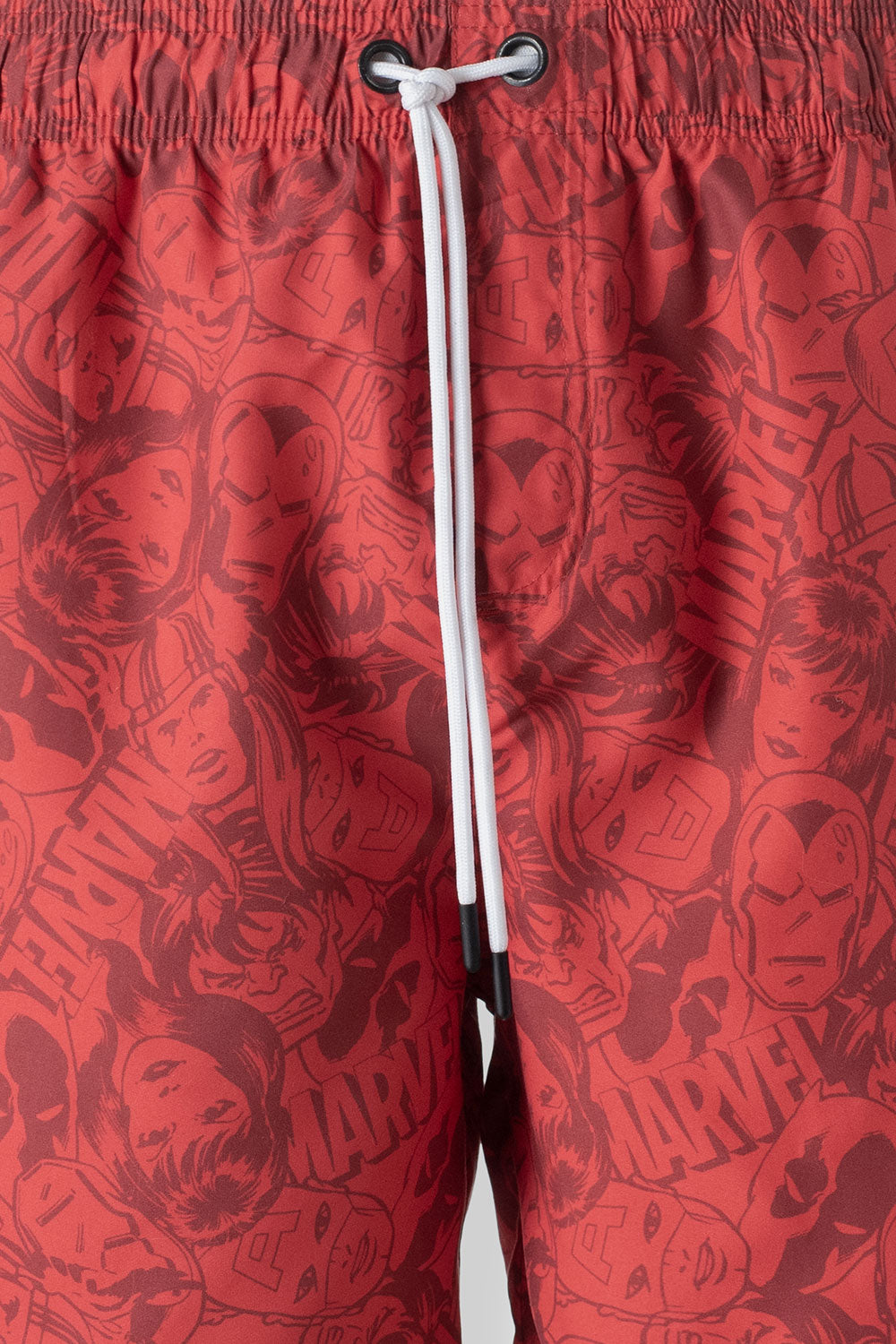 PANTALONETA DE BAÑO DE MARVEL ROJA PARA HOMBRE