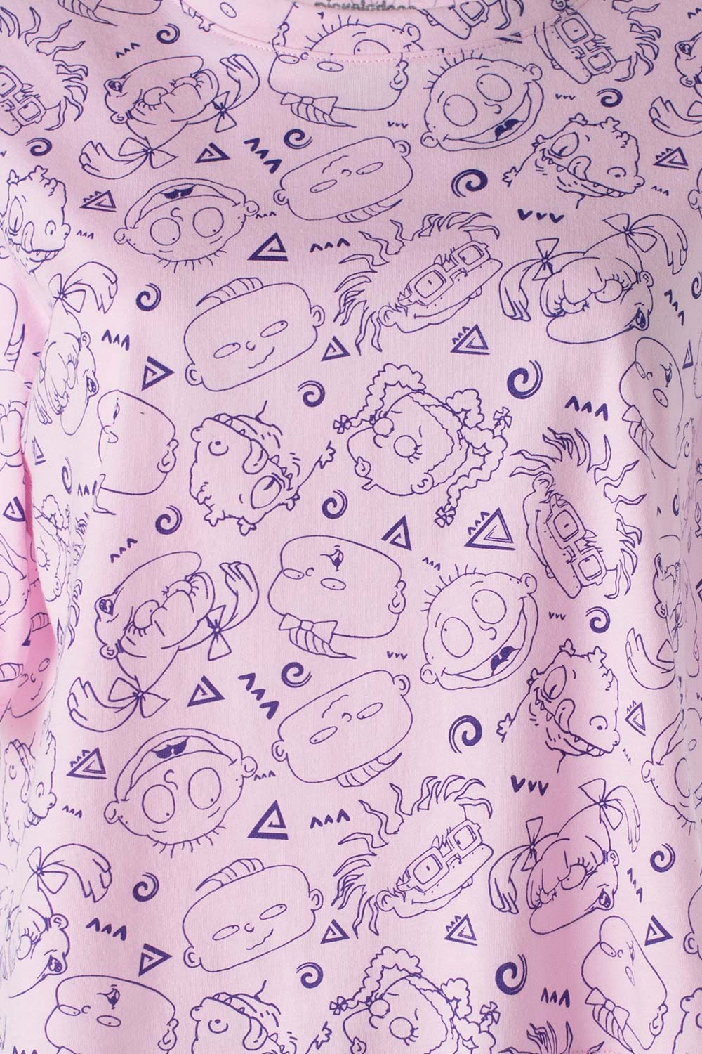 NO ENCENDER (LIQU-SIN LIC) CAMISETA DE LOS RUGRATS BOXY FIT PARA MUJER