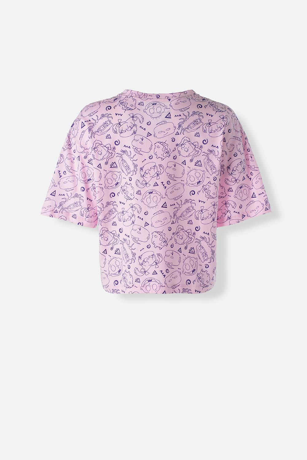 NO ENCENDER (LIQU-SIN LIC) CAMISETA DE LOS RUGRATS BOXY FIT PARA MUJER