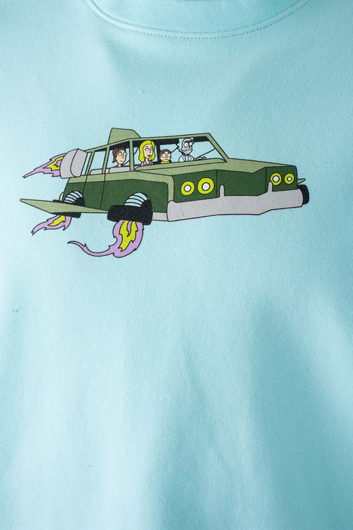 BUZO DE RICK Y MORTY CERRADO AZUL PARA HOMBRE