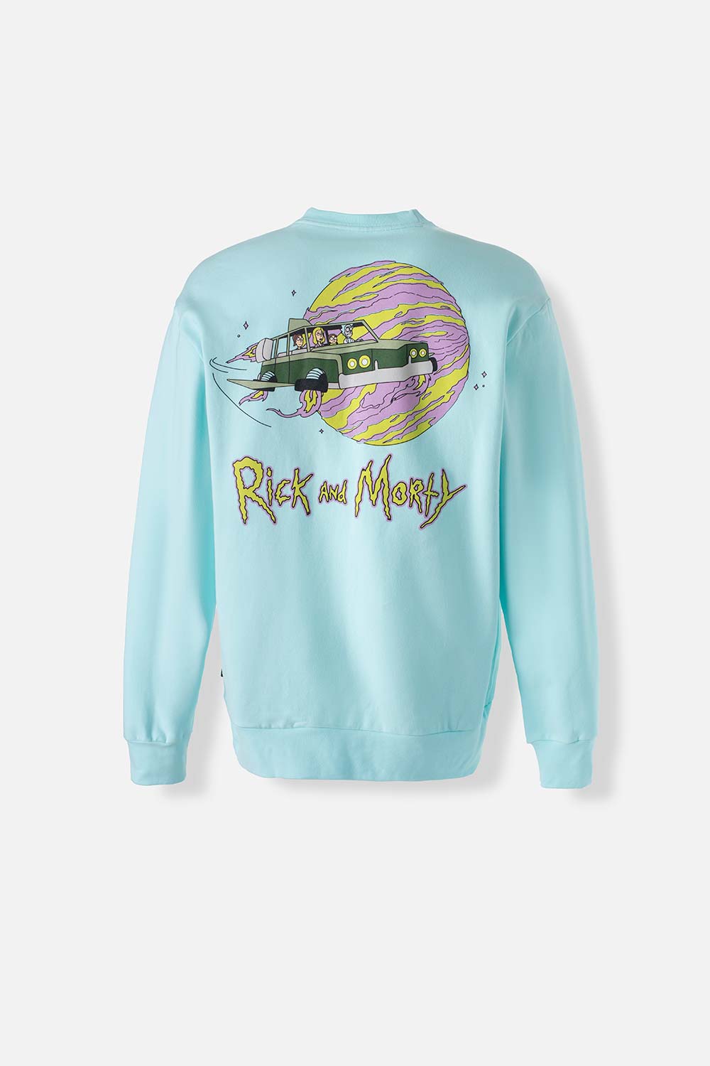 BUZO DE RICK Y MORTY CERRADO AZUL PARA HOMBRE