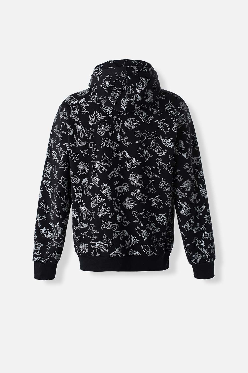 BUZO DE CARTOON NETWORK NEGRO CON CAPUCHA PARA HOMBRE