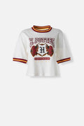 CAMISETA DE HARRY POTTER BOXY FIT PARA MUJER