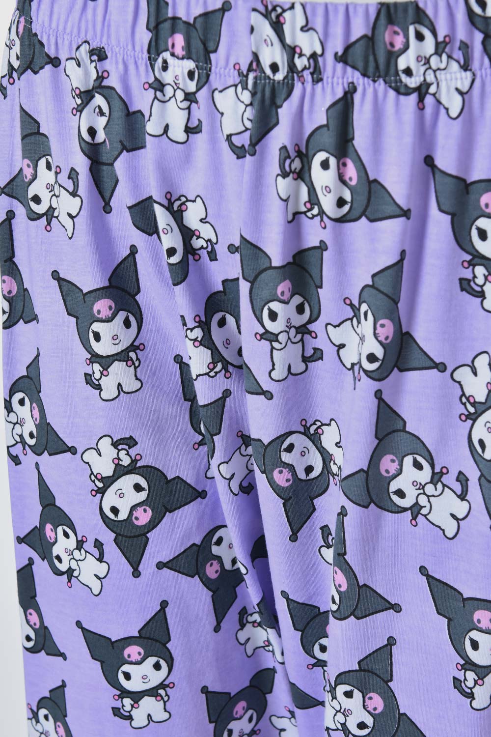 PIJAMA DE MY MELODY & KUROMI BLANCA Y MULTICOLOR DE PANTALÓN LARGO PARA MUJER