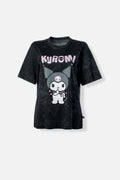 CAMISETA DE MY MELODY & KUROMI REGULAR FIT PARA MUJER