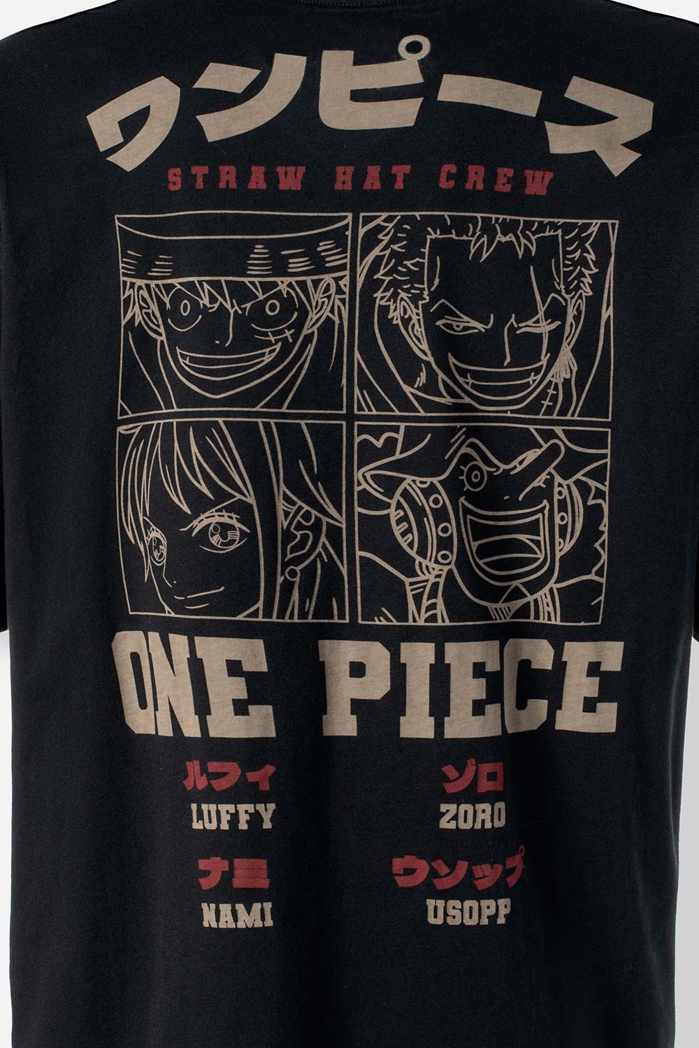 CAMISETA DE ONE PIECE OVERSIZED PARA HOMBRE