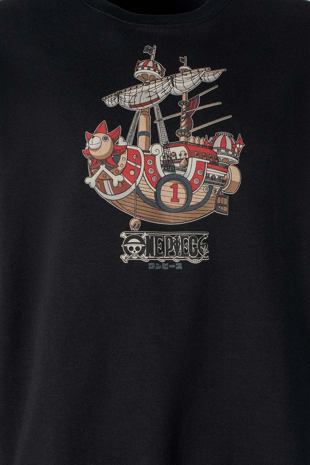 BUZO DE ONE PIECE CERRADO NEGRO PARA HOMBRE