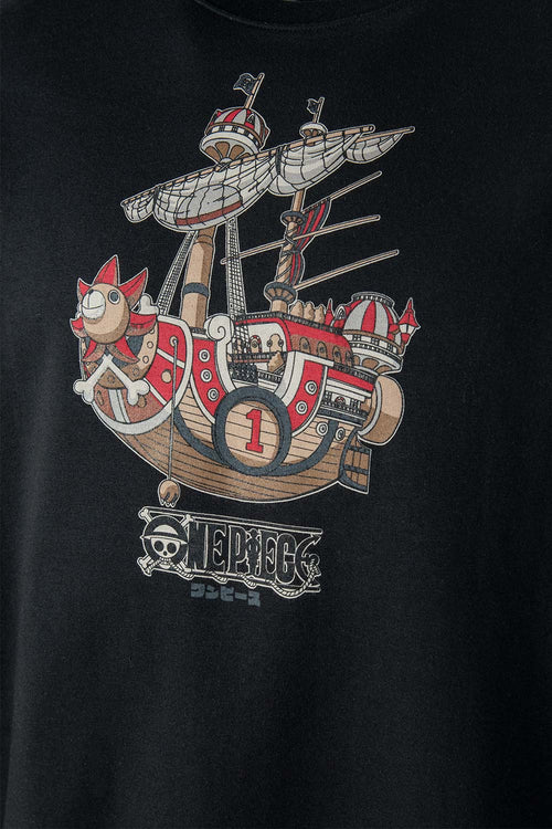 BUZO DE ONE PIECE CERRADO NEGRO PARA HOMBRE