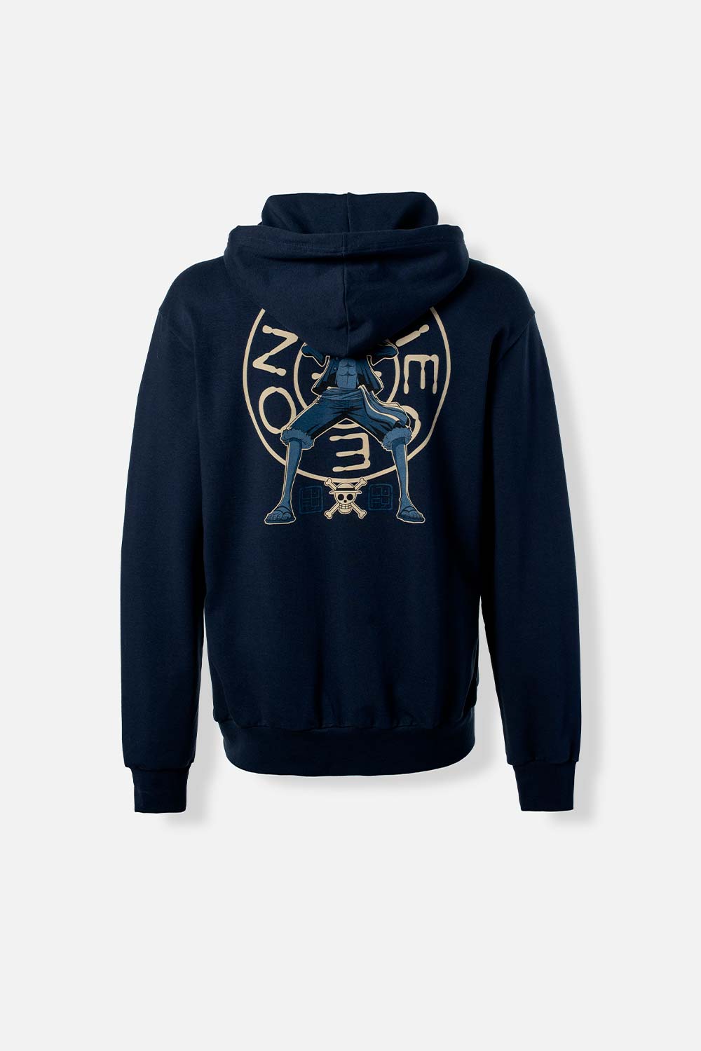 BUZO DE ONE PIECE CON CIERRE AZUL PARA HOMBRE