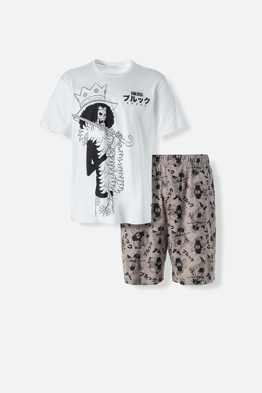 PIJAMA DE ONE PIECE CON PANTALON CORTO PARA HOMBRE