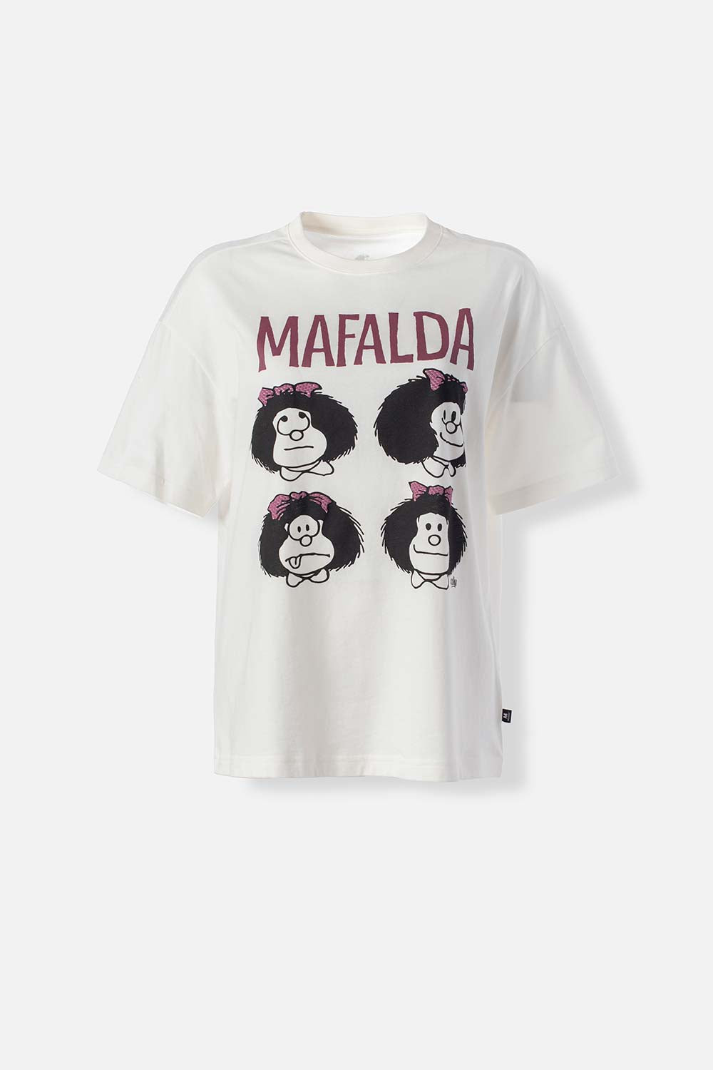 CAMISETA DE MAFALDA REGULAR FIT PARA MUJER