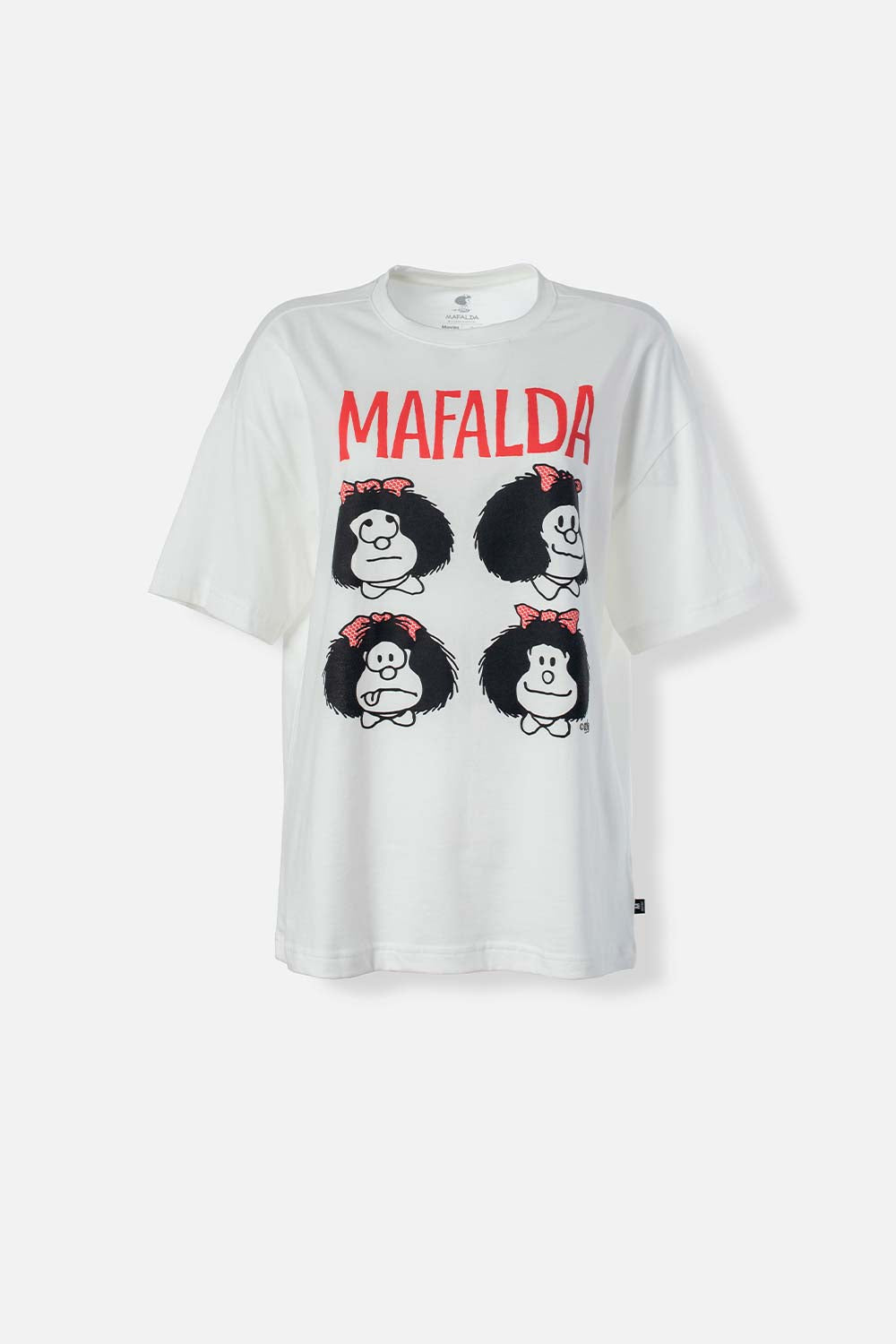 CAMISETA DE MAFALDA REGULAR FIT PARA MUJER