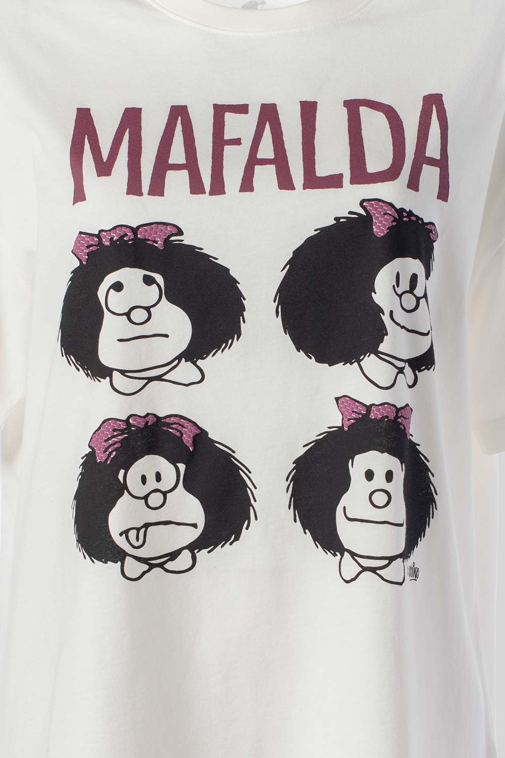 CAMISETA DE MAFALDA REGULAR FIT PARA MUJER