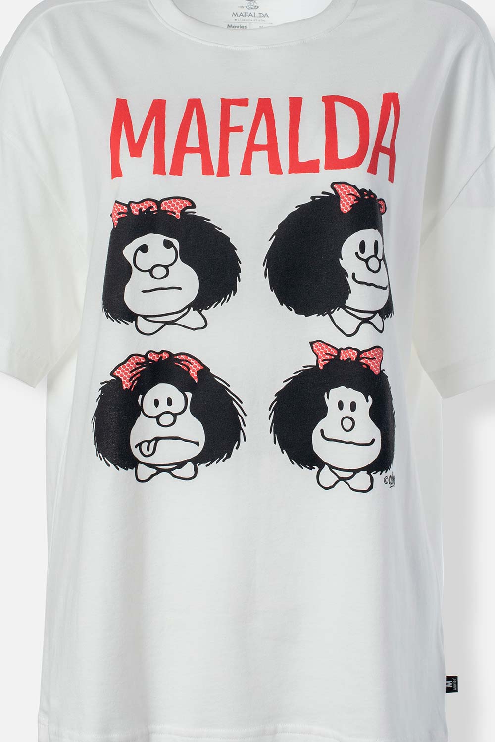 CAMISETA DE MAFALDA REGULAR FIT PARA MUJER