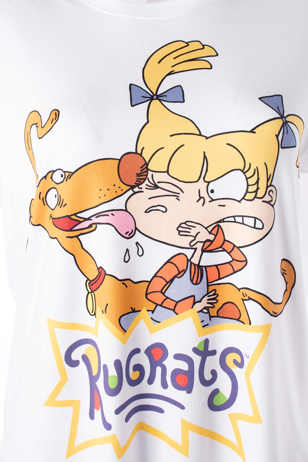 PIJAMA DE RUGRATS DE PANTALÓN LARGO MULTICOLOR PARA MUJER