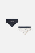 PACK X2 PANTIES DE MICKEY MOUSE NEGRO Y BLANCO PARA MUJER