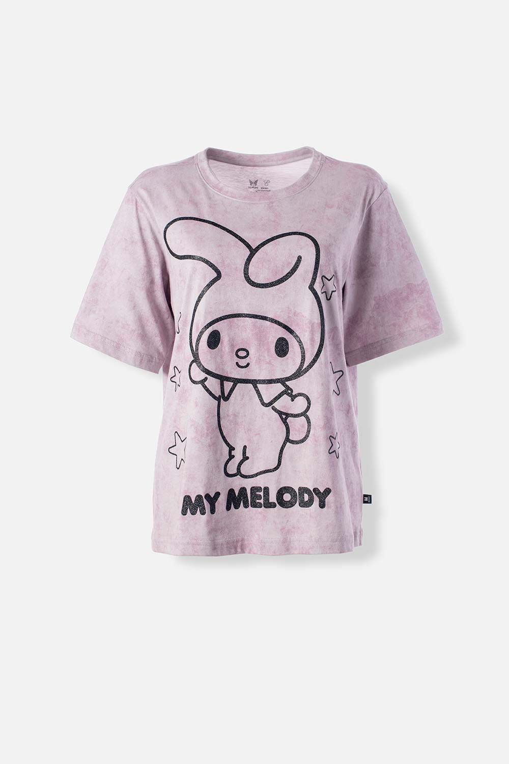 CAMISETA DE MY MELODY & KUROMI REGULAR FIT PARA MUJER