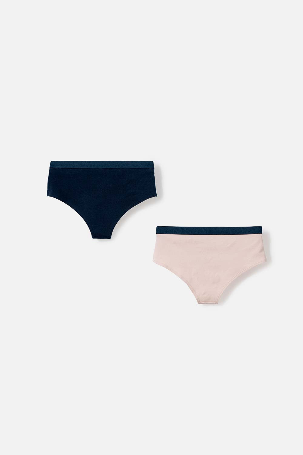 PACK X2 PANTIES DE SNOOPY AZUL OSCURO Y PALO DE ROSA PARA MUJER