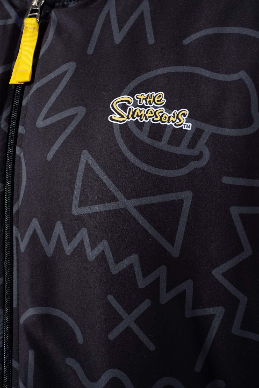 CHAQUETA DE LOS SIMPSON REGULAR FIT NEGRA PARA HOMBRE