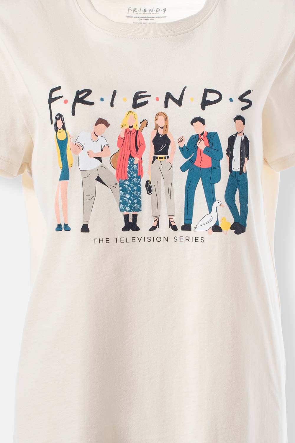 CAMISETA DE FRIENDS SLIM FIT PARA MUJER
