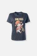 CAMISETA DE ONE PIECE SLIM FIT PARA MUJER