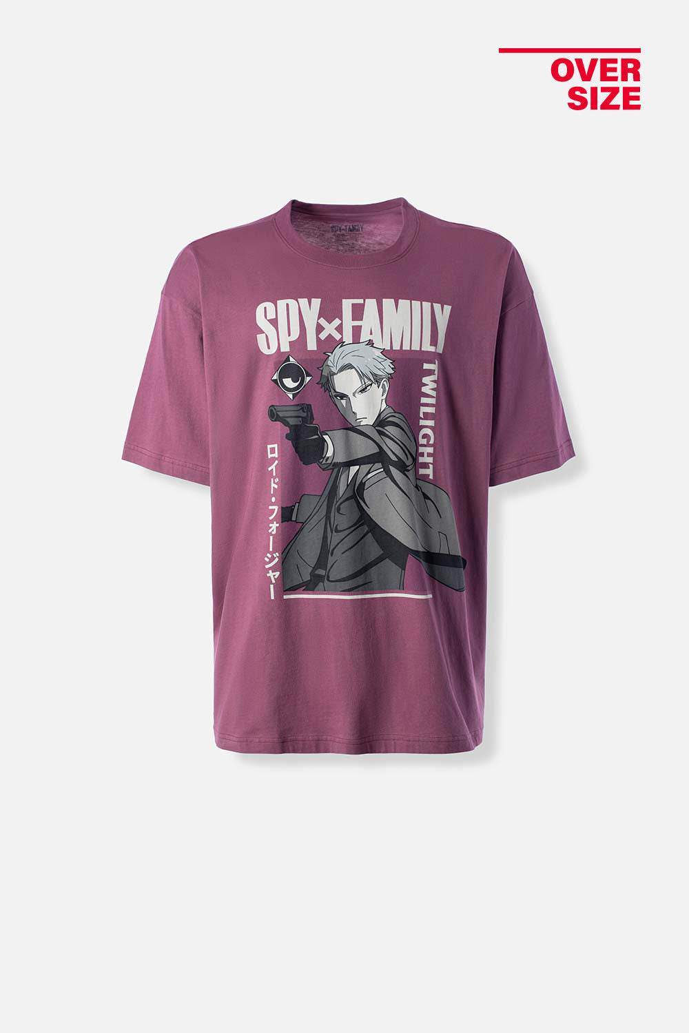 CAMISETA DE SPY X FAMILY OVERSIZED FIT PARA HOMBRE