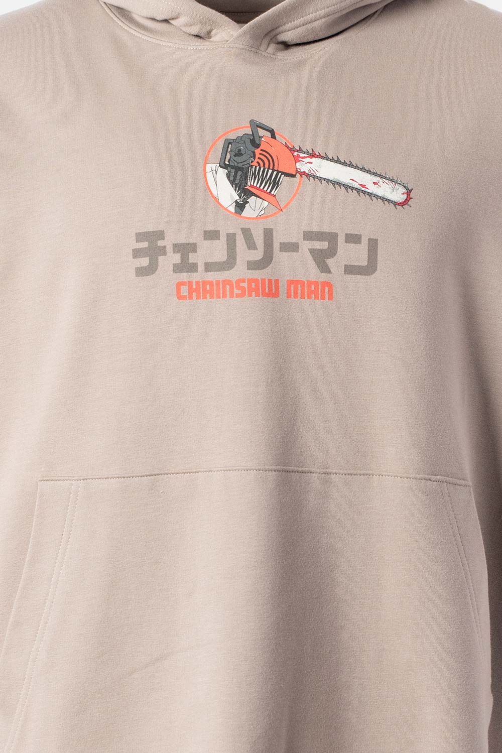 BUZO DE CHAINSAW MAN CON CAPUCHA PARA HOMBRE