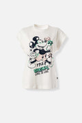 CAMISETA DE MICKEY MOUSE RELAX FIT PARA MUJER