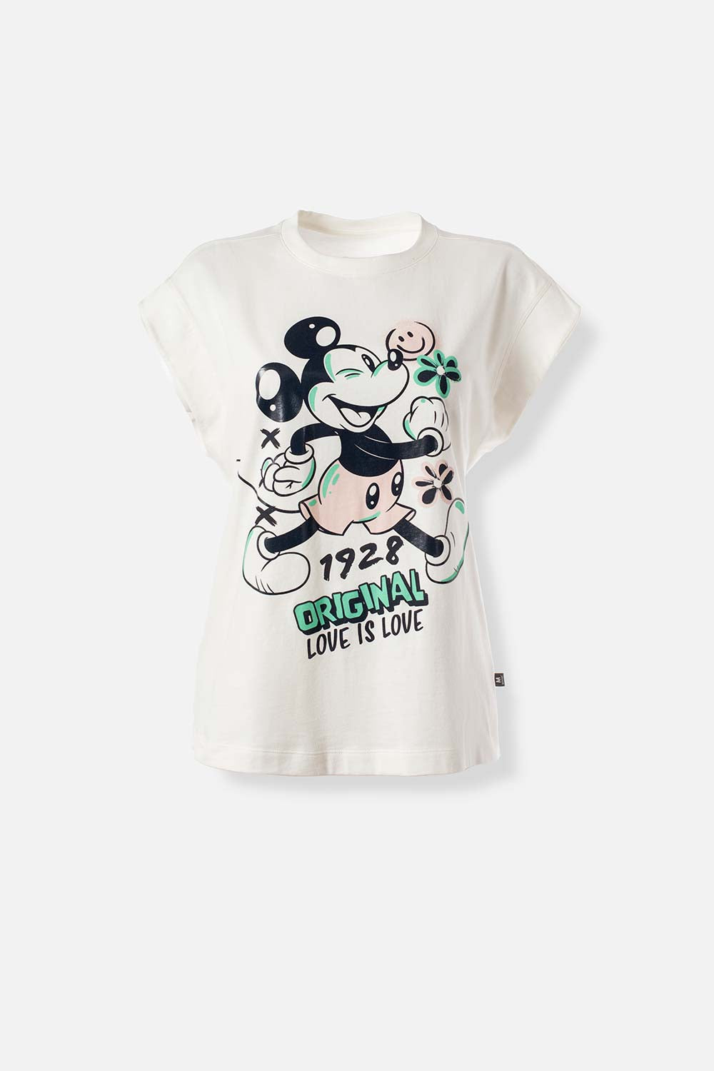 CAMISETA DE MICKEY MOUSE RELAX FIT PARA MUJER