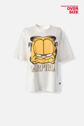CAMISETA DE GARFIELD OVERSIZED FIT PARA MUJER