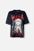 CAMISETA DE DEATH NOTE OVERSIZED FIT PARA MUJER