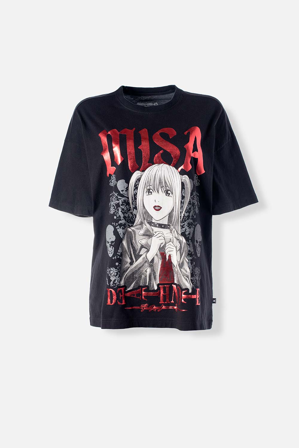 CAMISETA DE DEATH NOTE OVERSIZED FIT PARA MUJER