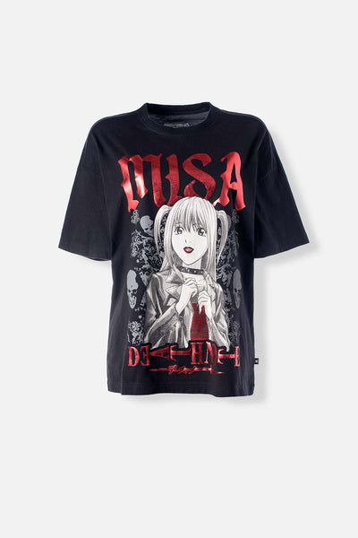 CAMISETA DE DEATH NOTE OVERSIZED FIT PARA MUJER