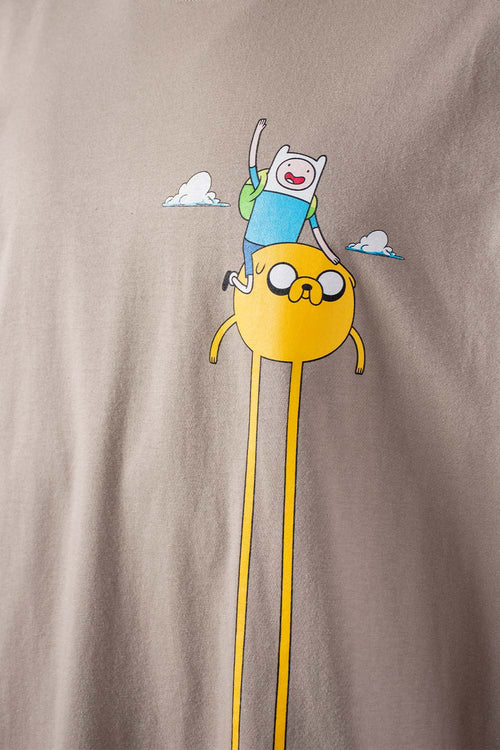 CAMISETA DE ADVENTURE TIME REGULAR FIT PARA HOMBRE