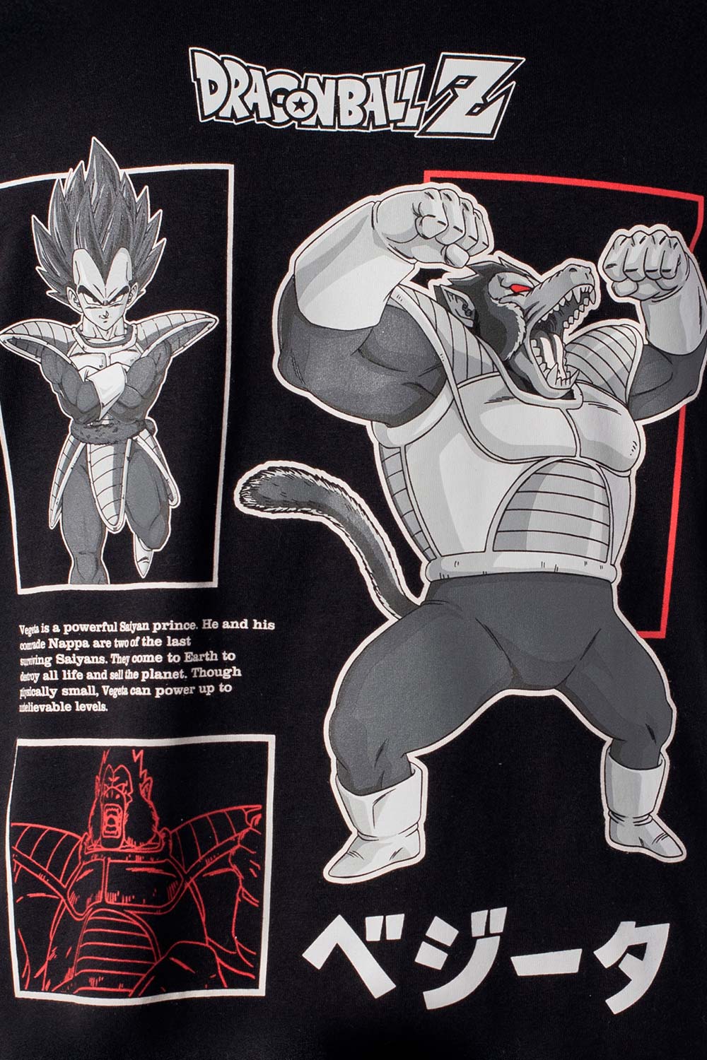 CAMISETA DE DRAGON BALL Z REGULAR FIT PARA HOMBRE