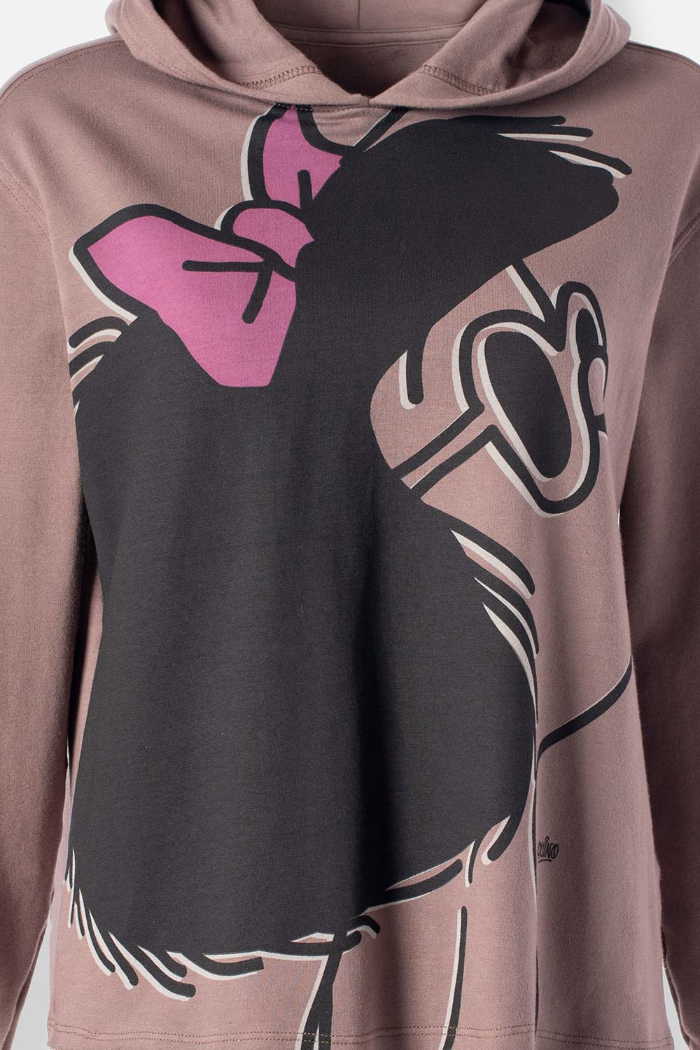 BUZO DE MAFALDA CON CAPUCHA PARA MUJER