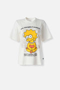 CAMISETA DE LOS SIMPSONS REGULAR FIT PARA MUJER