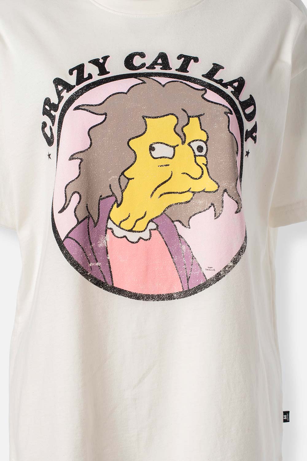 CAMISETA DE LOS SIMPSONS RELAX FIT PARA MUJER