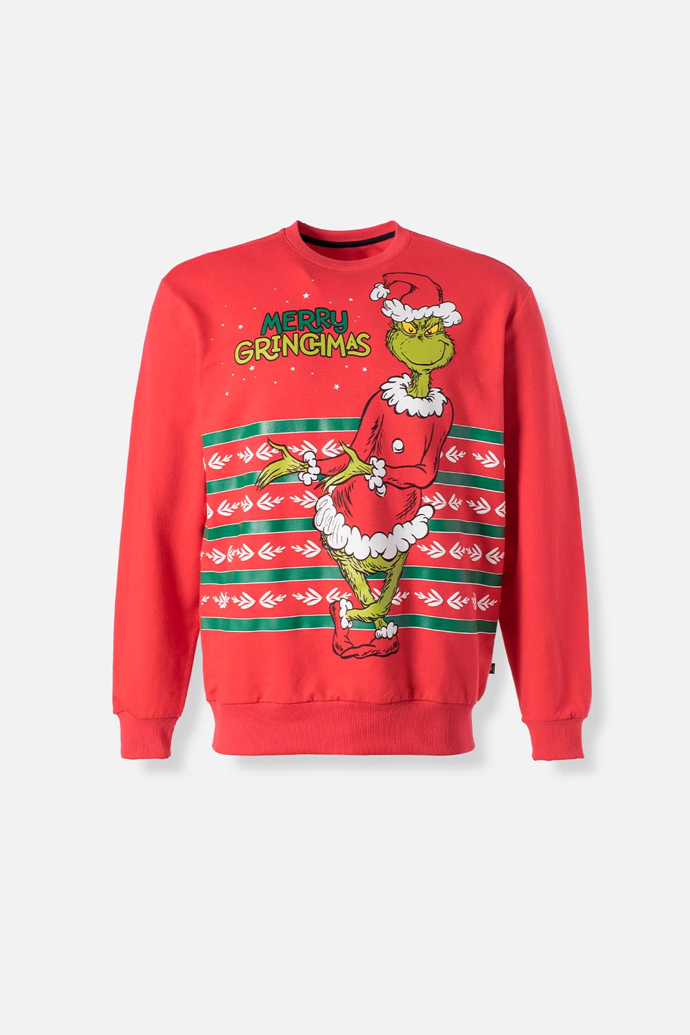BUZO DE GRINCH CERRADO ROJO PARA ADULTO GENERO NEUTRO