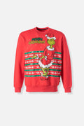 BUZO DE GRINCH CERRADO ROJO PARA ADULTO GENERO NEUTRO