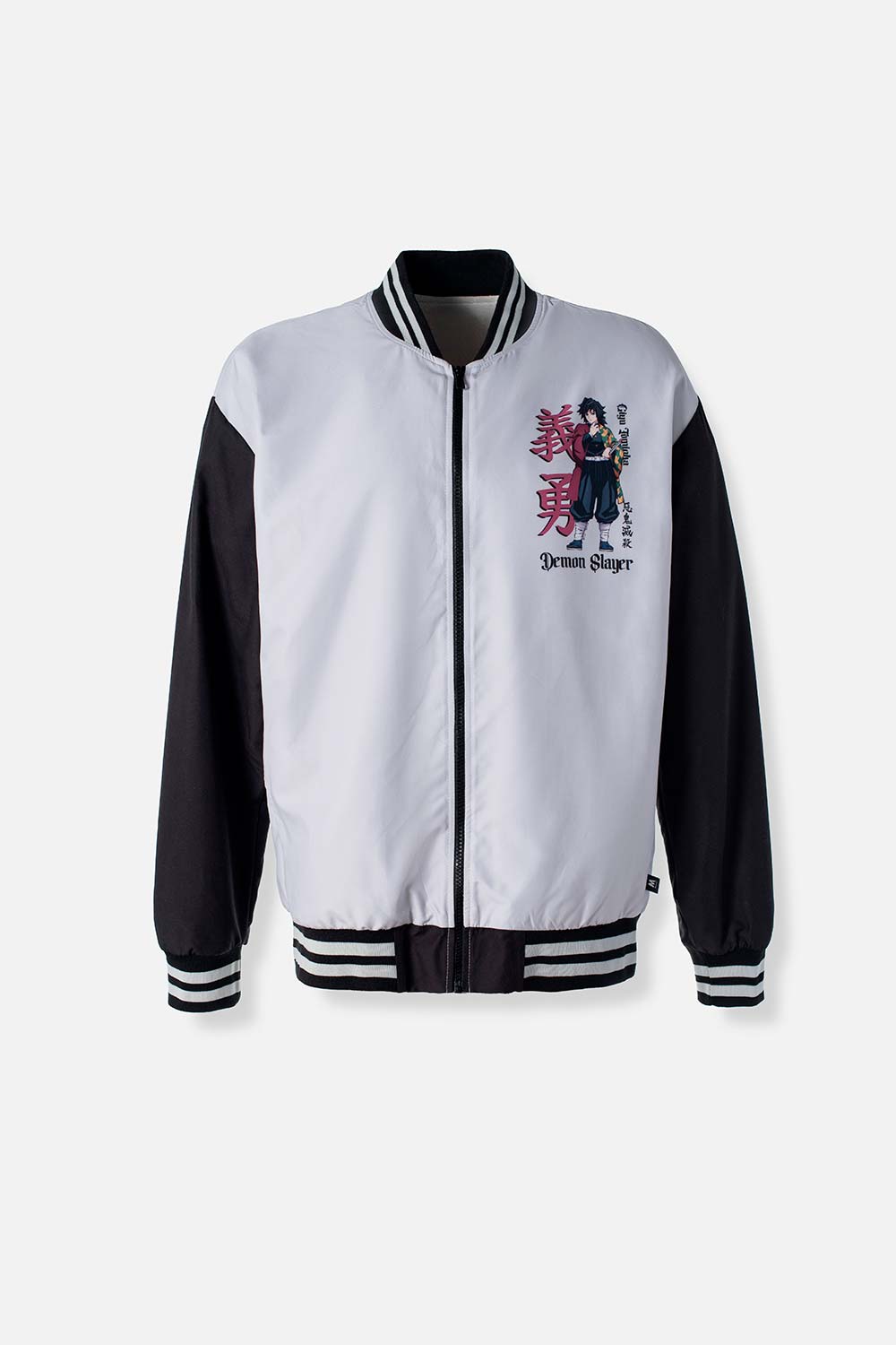 CHAQUETA DE DEMON SLAYER CON CIERRE PARA HOMBRE